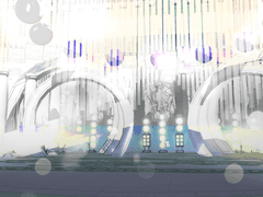 아이돌 무대 배경 보정