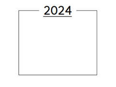 [굿노트 속지] 2024 먼슬리 다이어리 달력형 세로 심플