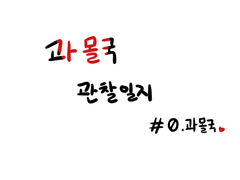 과몰국 관찰일지