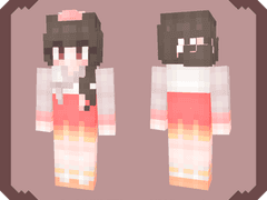 마크 < 분주노색 한복 > 스킨 [유료 배포]