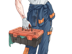 카센터 양호열 아크릴 스탠드 도안