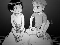 벚꽃 아래 소나기