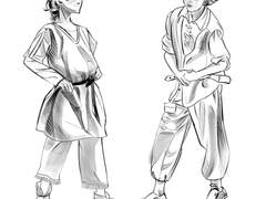 2023년 11월 10일 (금) <옷주름 크로키>