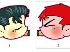 호열백호 빼빼로 아이콘