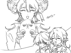 귀여운 아이스 두더지...