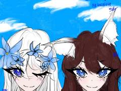 망망대해 첫 팬아트