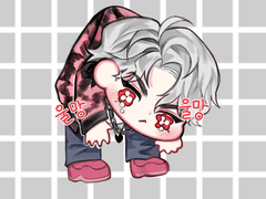 은호 대롱 키링 도안