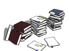 [스케치업] 흐트러진 책 기간한정 유료배포