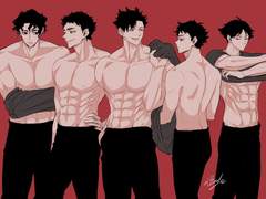 하이큐 일러스트 백업