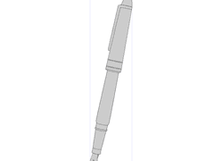 [3D 소재] 클립스튜디오 만년필
