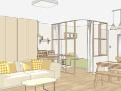 [스케치업 배경] 아늑한 10평 원룸