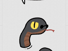 멋진 징조들 크롤아지 예절 포카 도안 배포