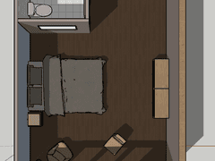 네가죽어 침실 스케치업 - 무료배포