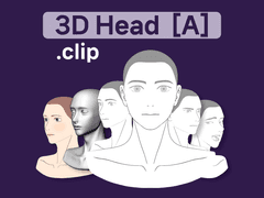 [클튜3D] 30개의 파츠를 움직이는 3D헤드_type [A]_Basic