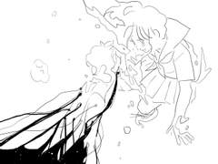 2017 흑백 일러스트 백업