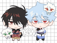 타카스기 & 긴토키 코롯토 + 키링 도안