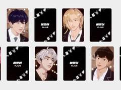 [플레이브] 예뻤어 포카 도안