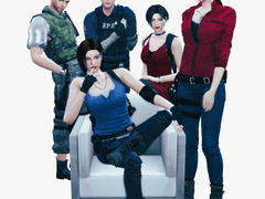 심즈4로 만든 바이오하자드 캐릭터들