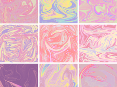 마블링 텍스처 [PNG/9종/무료]