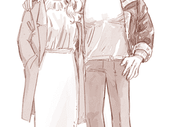 사복입고 데이트하는