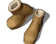 [3D 소재] 어그부츠 (유료배포,클튜소재)