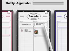 ::Be Bold! 디지털 데일리 플래너 템플릿::