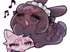 보송솜 동물화 커미션