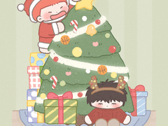 탱백 크리스마스 배경