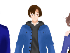 라이트닝 1호, 2호, 3호 라이더 변신 전 모습