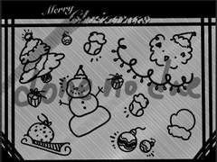 돈없대 첫 크리스마스 스티커