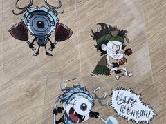 굶지마 투명 포토카드 도안