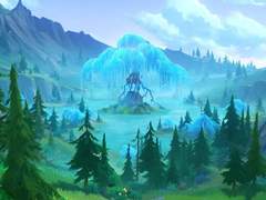 깊게 패인 눈물의 강