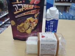 231122 GS25 설레임밀크쉐이크, 팥제로밀샌드, 생고구맛탕칩 후기