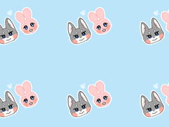 욱청 버블 배경 공유