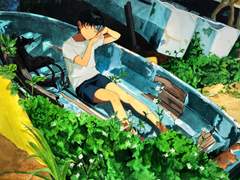 [ 고2 김리경 ] 낮잠 자는 소년 과 버려진 배 & 노란 마법 소녀