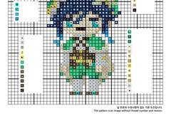 십자수 도안 - 원신 벤티 Venti