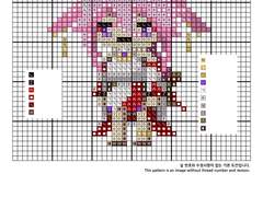 십자수 도안 - 원신 야에 미코 Yae Miko