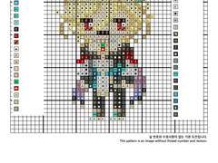 십자수 도안 - 원신 카베 Kaveh