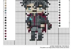 십자수 도안 - 원신 라이오슬리 Wriothesley