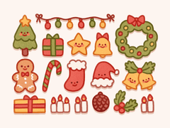 [굿노트] 크리스마스 굿노트 스티커 & PC 아이콘 2탄