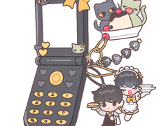 [커미션] 휴대폰 키링 고정틀