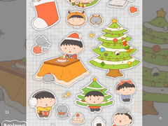 🎄메리크리스마스죠 스티커