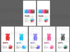 플레이브 젤리곰 휴대폰도안(재공유금지)