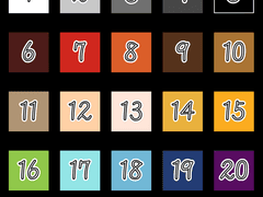 원단 종류 및 색 목록