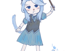 비정기 화방 페일블루