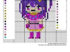 십자수 도안 - 최애의 아이 호시노 아이 Ai Hoshino