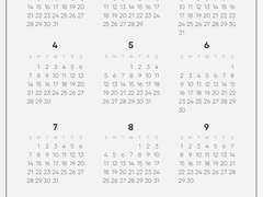 [달력/캘린더] 2024 기본 달력