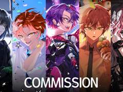 풀채색 일러스트 커미션