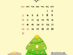 수리수리아리 12월 배경화면