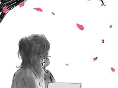 검마자하녀 낙월옥량 팬아트